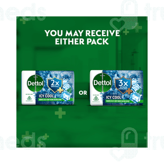 Dettol Icy Cool 2x Menthol Soap 150gm