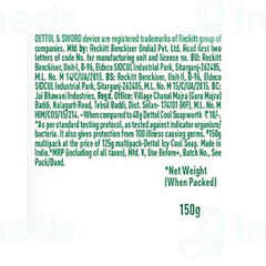Dettol Icy Cool 2x Menthol Soap 150gm