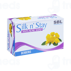 Sbl Silk N Stay Berberis Anti Acne Soap 75Gm