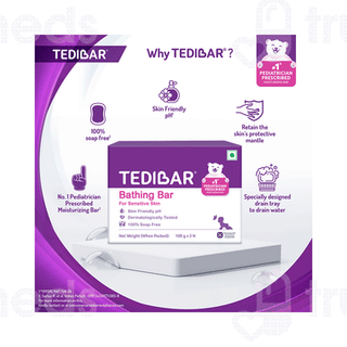 Tedibar Bathing Bar 100gm Pack Of 2