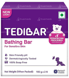 Tedibar Bathing Bar 100gm Pack Of 2 Tedibar Bathing Bar 100gm Pack Of 2