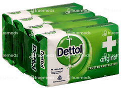 Dettol Original Soap 75gm Pack Of 4 Soap