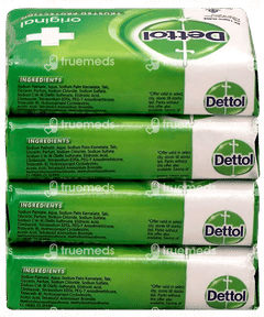 Dettol Original 75gm Pack Of 4 Soaps