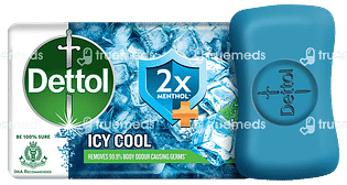 Dettol Icy Cool 2x Menthol Soap 75gm