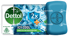 Dettol Icy Cool 2x Menthol Soap 75gm