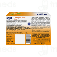 Sri Sri Tattva Orange & Tulsi Soap 100Gm Sri Sri Tattva Orange & Tulsi Soap 100Gm