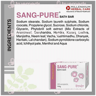 Millennium Herbal Care Sang Pure Bath Bar 100 GM