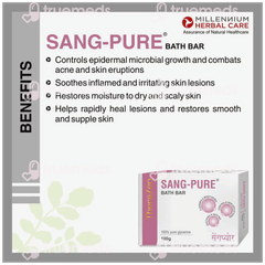 Millennium Herbal Care Sang Pure Bath Bar 100 GM