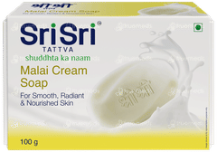 Sri Sri Tattva Malai Cream Soap 100Gm Sri Sri Tattva Malai Cream Soap 100Gm