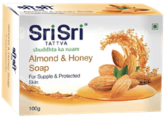 Sri Sri Tattva Almond & Honey Soap 100Gm