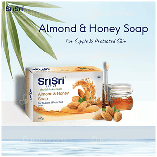 Sri Sri Tattva Almond & Honey Soap 100Gm