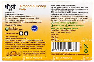 Sri Sri Tattva Almond And Honey Soap 100 GM