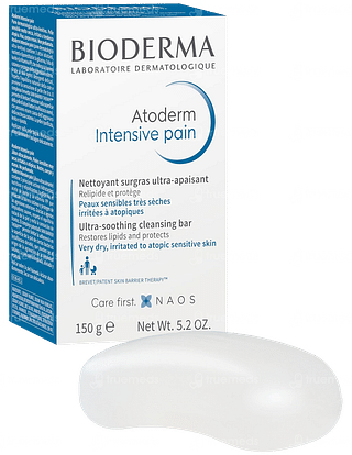 Bioderma Atoderm Intensive Pain Ultra Soothing Cleansing Bar 150gm