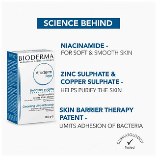 Bioderma Atoderm Intensive Pain Ultra Soothing Cleansing Bar 150gm