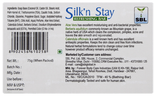 Sbl Silk N Stay Refreshing Bar 75gm