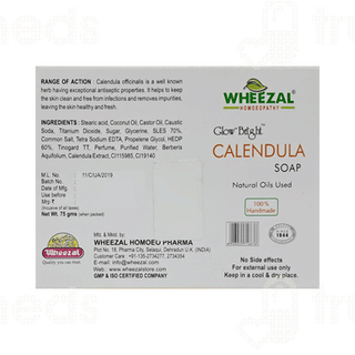 Wheezal Glow Bright Calendula Soap 75 GM