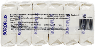 Boroplus Antiseptic + Moisturising 125Gm Pack Of 6 Soaps