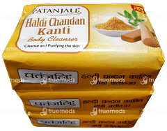 Patanjali Haldi Chandan Kanti 150gm Pack Of 3 Body Cleanser