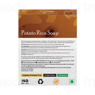 Tnw Herbal Handmade Potato Rice Soap 100 Gm