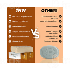 Tnw Herbal Handmade Potato Rice Soap 100 Gm