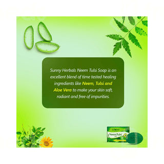 Sunny Herbals Neem Tulsi Soap 75Gm