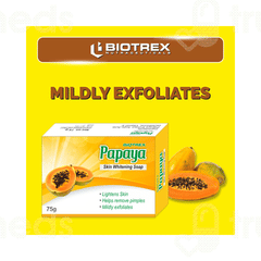 Biotrex Papaya Skin Whitening Soap 75 GM