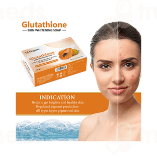 La Organo Glutathione Skin Whitening Papaya Extract Soap 100 GM