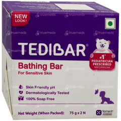 Tedibar Bathing Bar 75Gm Pack Of 2