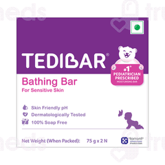 Tedibar Bathing Bar 75gm Pack Of 2