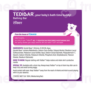 Tedibar Bathing Bar 75gm Pack Of 2