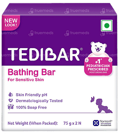 Tedibar Bathing Bar 75gm Pack Of 2