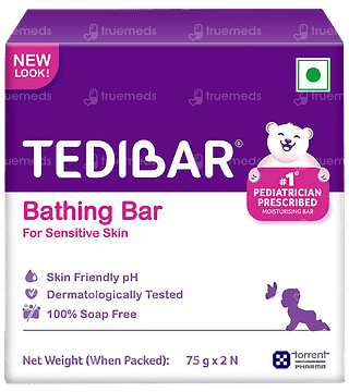 Tedibar Bathing Bar 75gm Pack Of 2