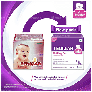 Tedibar Bathing Bar 75gm Pack Of 2