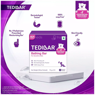 Tedibar Bathing Bar 75gm Pack Of 2