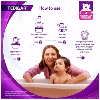 Tedibar Bathing Bar 75gm Pack Of 2