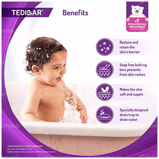 Tedibar Bathing Bar 75gm Pack Of 2