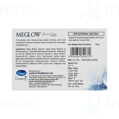 Meglow Luxurious Cream Bathing Bar 75 GM