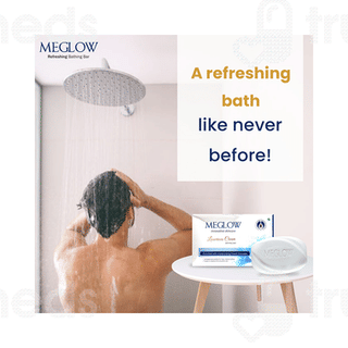 Meglow Luxurious Cream Bathing Bar 75 GM