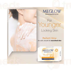 Meglow Pure And Gentle Refreshing Bathing Bar 75 GM