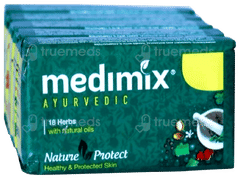 Medimix Ayurvedic 18 Herbs 40Gm Pack Of 5 Soaps Medimix Ayurvedic 18 Herbs 40Gm Pack Of 5 Soaps