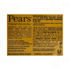 Pears Pure And Gentle Bathing Bar 125gm Pack Of 3