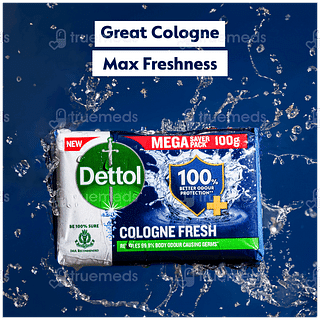 Dettol Cologne Fresh New 150gm Pack Of 4 Soaps