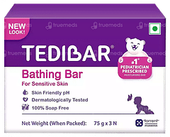 Tedibar Sensitive Skin Bathing Bar 75gm Pack Of 3