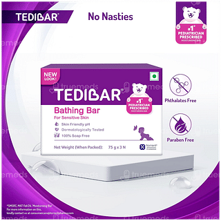 Tedibar Bathing Bar 75gm Pack Of 3