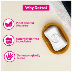 Dettol Skincare 2x Moisturisers 100gm Pack Of 4 Soaps
