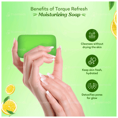 Torque Refresh Moisturizing For A Refreshing Experience 100gm Pack Of 4 Soaps
