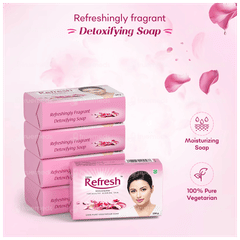 Torque Refresh Moisturizing For Healthy Glowing Skin 100gm Pack Of 4 Soaps
