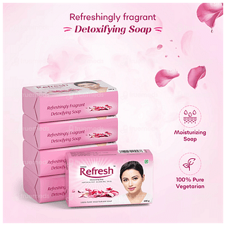 Torque Refresh Moisturizing For Healthy Glowing Skin 100gm Pack Of 4 Soap