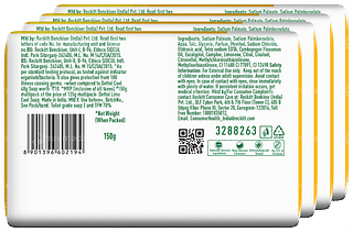Dettol 2x Menthol Lime Cool Soap 150gm Pack Of 4