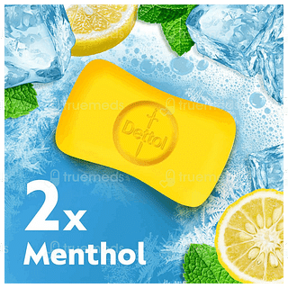 Dettol 2x Menthol Lime Cool Soap 100gm Pack Of 4
